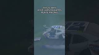 This Is Why Kyle Larson Hates Plate Racing nascardriver nascar [upl. by Kacerek]