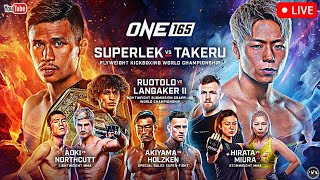 ONE Championship 165 Superlek vs Takeru  LIVE STREAM  KICKBOXING Championship  Fight Companion [upl. by Sloan]