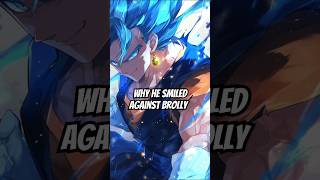 Why Gogeta Smiled While Fighting With Brolly  Dragon Ball Super  shorts dbs dragonball goku [upl. by Ggerk]