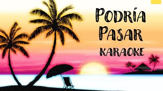 Podría Pasar  Playa Limbo  Karaoke  Instrumental [upl. by Aennaej]