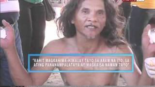 SONA  16 Pinoys crucified in Pampanga Holy Week ritual 042211 [upl. by Iahk]