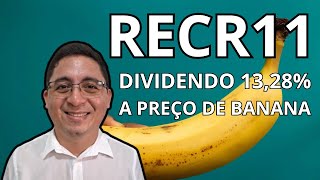 recr11  Dividendo de 14  fundosimobiliarios SEGURO E DIVERSIFICADO  VALE A PENA INVESTIR [upl. by Aleahcim]