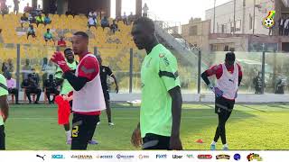 BLACK STARS HOLDS THEIR FIRST TRAINING AT THE ACCRA STADIUM AHEAD OF 2025 AFCON QUALIFIERS [upl. by Erdnad419]