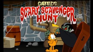 Garfield Scary Scavenger Hunt  FULL GAME  Gameplay  Retro Flash Games [upl. by Noiraa]