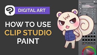 How to Use CLIP STUDIO PAINT  Digital Art Tutorial for BEGINNERS step by step [upl. by Pearle]