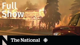 CBC News The National  Jasper wildfire emergency [upl. by Jacki]