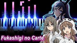 【FULL】Seishun Buta Yarou wa Bunny Girl Senpai no Yume wo Minai ED  quotFukashigi no Cartequot Piano [upl. by Cordle]