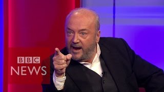 You killed a million people in Iraq George Galloway tells Jacqui Smith  BBC News [upl. by Rukna669]