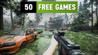 Exploring 50 BEST Free Steam Games [upl. by Grussing866]