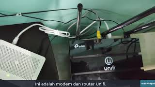 Modem Router Unifi Dan Speed Test 30mbps [upl. by Rickie]