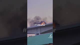 A viatura incêndia se na ponte Maputo Catembe [upl. by Arleyne]