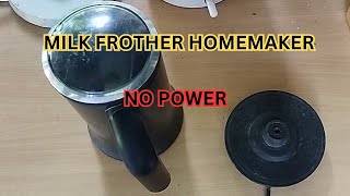 MILK FROTHER HOMEMAKER NO POWER [upl. by Hajile]