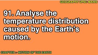 291 Temperature Distribution Caused by Earths Motion  Studying the Patterns [upl. by Anelat373]