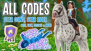 28 WORKING CODES 285 FREE STAR COINS STAR RIDER PETS TACK CLOTHES amp MORE IN STAR STABLE [upl. by Resneps]