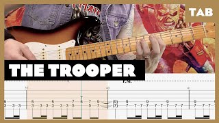 Iron Maiden  The Trooper  Guitar Tab  Lesson  Cover  Tutorial [upl. by Massimo811]