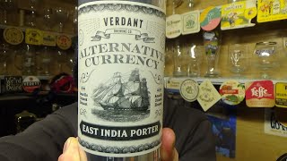 Verdant Brew Co  Alternative Currency  East India Porter [upl. by Siuqcram]