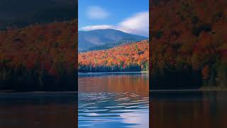 Autumn in the Adirondacks is so amazing Hiking through the mountains of New York is serene [upl. by Naitsirk]