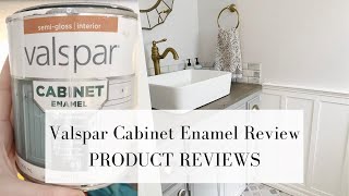 Valspar Cabinet Enamel Review Valspar Cabinet Paint Review [upl. by Mailliwnhoj]