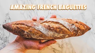 How To Make Traditional French Baguettes At Home [upl. by Vachell851]