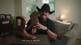 Ariat Hybrid Ranchwork Western Cowboy Boot Review [upl. by Susejedesoj567]