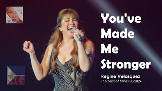 Youve made me stronger  Regine Velasquez The best of times SG2024 [upl. by Haiacim524]