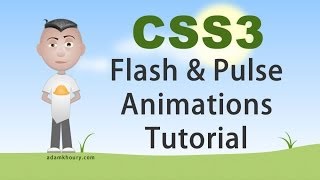 CSS3 Flash and Pulse Effects Animation Tutorial [upl. by Haraj180]