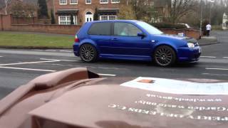 VW Golf R32 Mk4 returning home milltek non res sports cat [upl. by Neelrak]