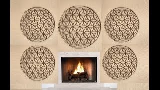 DIY Flower of Life out of Paper Towel Tubes MadeByFate 151 [upl. by Mongeau42]