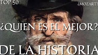 LOS 50 mejores COMPOSITORES de la HISTORIA [upl. by Ariad]