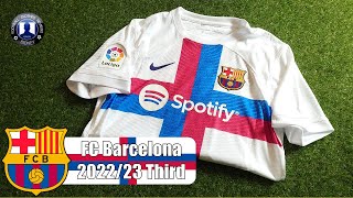 FC Barcelona 202223 third jersey unboxing Fofoshop [upl. by Edric]