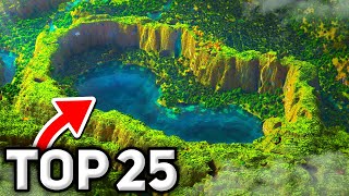 TOP 25 BEST NEW SEEDS For BUILDING In MINECRAFT 121 Bedrock amp Java [upl. by Cammie180]