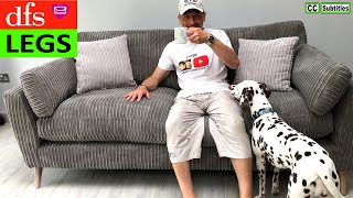 How to fit Legs to a DFS Sofa  DFS Sofa Feet Fitting  DFS Sofa Leg Installation [upl. by Cavanagh]