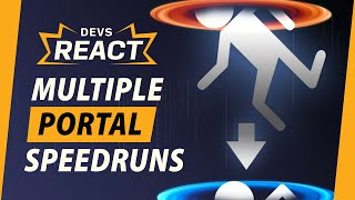 Portal Developers React to Multiple Speedruns Valve Software [upl. by Ximenes43]