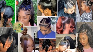 BEST PACKING GEL HAIRSTYLES FOR LADIES 2025BRAIDED HAIRSTYLESPROTECTIVE HAIRSTYLES [upl. by Yarahs]