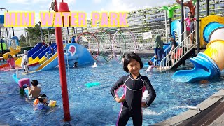 BERENANG DI WATERPARK SENYUM WORLD HOTEL [upl. by Aihsiym293]