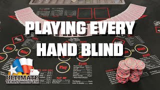 I played Ultimate Texas Holdem blind every hand heres what happened [upl. by Zaid573]