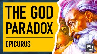 Epicurus God Paradox  Epicurean Philosophy Problem of Evil and Pleasure Seeking short lecture [upl. by Xad]