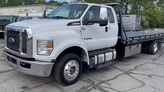 2017 F650 ExtendedQuad Cab Rollback Wrecker Tow Truck Diesel [upl. by Amarillas570]