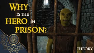 Oblivion  Why is The Hero in Prison at The Beginning Lore Analysis Theory EXPLAINED [upl. by Abbotsun526]