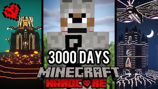 I Survived 3000 Days in Hardcore Minecraft… World Tour [upl. by Soo]