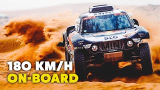 Dakar 2021 180 kmh Ride On Board With Carlos Sainz [upl. by Arriat710]