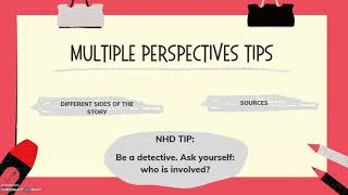 NHD Quick Tip Why Include Multiple Perspectives [upl. by Lacy]