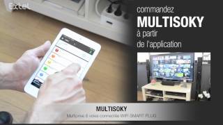 Présentation MULTISOKY multiprise 6 voies connectée WIFI [upl. by Ainitsirk]