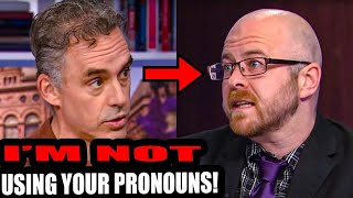 Jordan Peterson STUMPED A Trans Activist With A Simple Question On Pronouns [upl. by Nire]