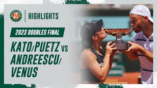 KatoPuetz vs AndreescuVenus Mixed Doubles Final Highlights  RolandGarros 2023 [upl. by Owena]