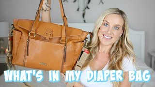 WHATS IN MY DIAPER BAG  NEWBORN  03 MONTHS  Olivia Zapo [upl. by Janet290]