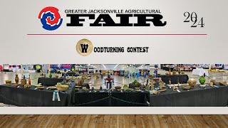 Greater Jacksonville Agricultural Fair Woodturning Contest results 2024 [upl. by Hedi]