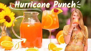 Hurricane RUM Punch  Large Batch Party Pitcher  How To Make Recipe [upl. by Lydell73]