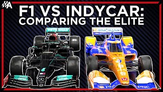 IndyCar vs Formula 1 car Technical Comparison [upl. by Aicirtap71]