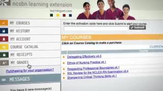 NCLEX Review Course Tour NCSBN Learning Extension [upl. by Serdna355]